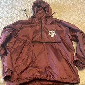 Burgundy Texas A&M Windbreaker